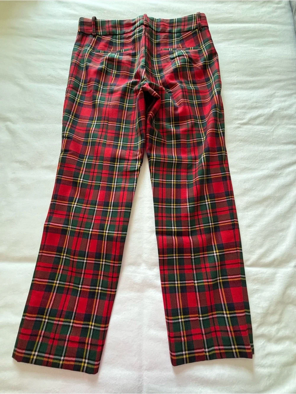 NWOT! J.Crew Cameron Tartan Plaid Wool Pant